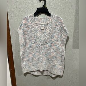 BDG Multicolor Knit Sweater Oversized Vest Size M EUC